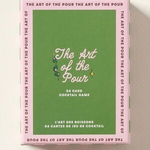 New! Anthropologie The Art of the Pour Cocktail Card Game